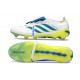 Adidas Predator 26 Elite FT FG Cleat White Blue Yellow
