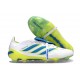 Adidas Predator 26 Elite FT FG Cleat White Blue Yellow
