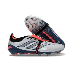 Adidas Predator 26 Elite FT FG Cleat White Black Crimson