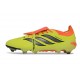 Adidas Predator 26 Elite FT FG Cleat Yellow Black Crimson