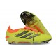 Adidas Predator 26 Elite FT FG Cleat Yellow Black Crimson