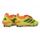 Adidas Predator 26 Elite FT FG Cleat Yellow Black Crimson