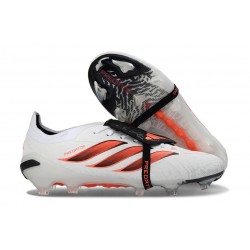 Adidas Predator 26 Elite FT FG Cleat White Red