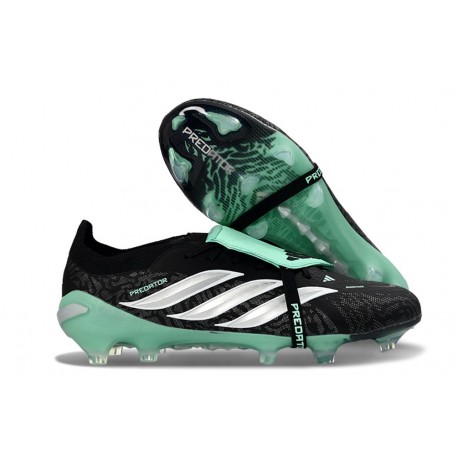 Adidas Predator 26 Elite FT FG Cleat Black White Green