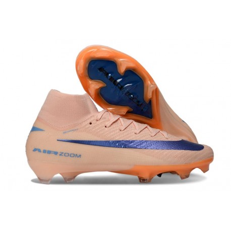 Nike Mercurial Superfly 10 Elite FG Soccer Shoes Orange Blue