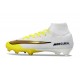 Nike Mercurial Superfly 10 Elite FG Soccer Shoes White Yellow Golden