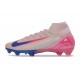 Nike Mercurial Superfly 10 Elite FG Soccer Shoes Pink Blue
