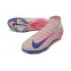 Nike Mercurial Superfly 10 Elite FG Soccer Shoes Pink Blue