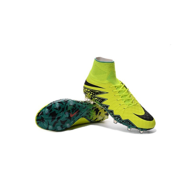 plátano Criticar azafata 2016 Best Nike Hypervenom Phantom II Soccer Shoes Volt Black Hyper Turquoise