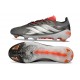 Adidas Predator 26 Elite FG Finishers Steel Iron Metal White Lucid Red