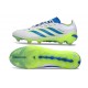 New Adidas Predator 26 Elite FG Boots White Blue