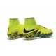 2016 Best Nike Hypervenom Phantom II Soccer Shoes Volt Black Hyper Turquoise