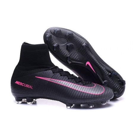 nike mercurial superfly 5 black and pink