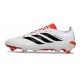 New Adidas Predator 26 Elite FG Boots White Black Red