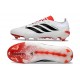 New Adidas Predator 26 Elite FG Boots White Black Red