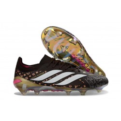 Adidas Predator Low Elite Firm Ground Black Gold White