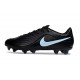 Nike Tiempo Maestro Elite Gras FG Cleat Black Light Blue