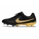Nike Tiempo Maestro Elite Gras FG Cleat Black Gold