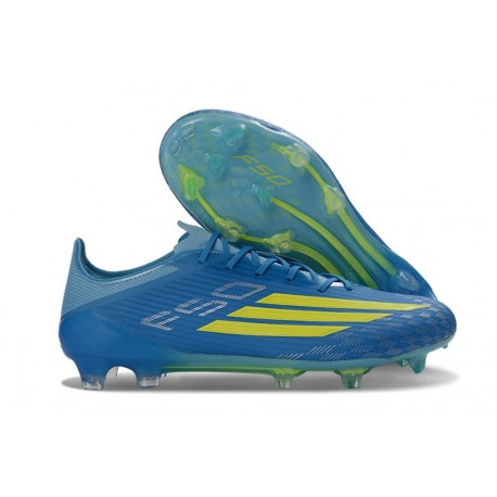 adidas F50 Elite FG MESSI Team Royal Blue Solar Yellow Semi Blue Burst