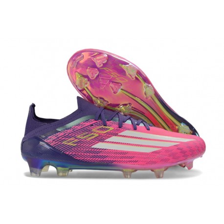 adidas F50 Elite FG New Boots Pink Purple White