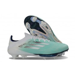 adidas F50 + FG Soccer Boots Green White Silver