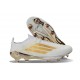 New 2026 adidas F50 + Gras Soccer Cleats White Gold
