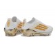 New 2026 adidas F50 + Gras Soccer Cleats White Gold