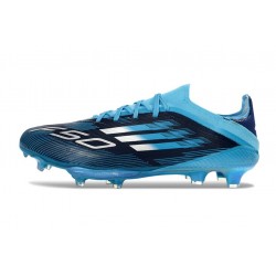 New 2026 adidas F50 + Gras Soccer Cleats Black Blue