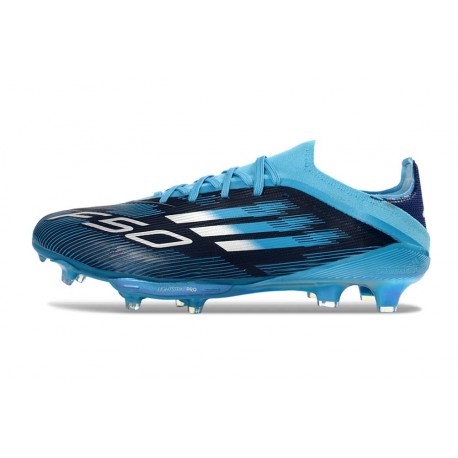 New 2026 adidas F50 + Gras Soccer Cleats Black Blue