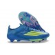 New 2026 adidas F50 + Gras Soccer Cleats Blue Yellow