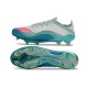 adidas F50 + Gras Soccer Cleats Messi Ftwr White Lucid Pink Flash Aqua