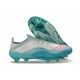 adidas F50 + Gras Soccer Cleats Messi Ftwr White Lucid Pink Flash Aqua