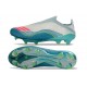 adidas F50+ Laceless FG Shoes X Messi Ftwr White Lucid Pink Flash Aqua