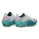 adidas F50+ Laceless FG Shoes X Messi Ftwr White Lucid Pink Flash Aqua