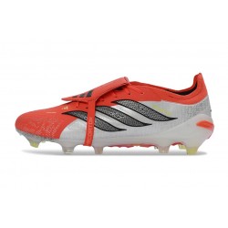 Adidas Predator 26 Elite FT FG Cleat Lucid Red Core Black White