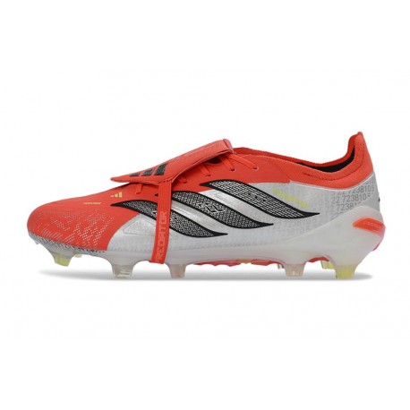 Adidas Predator 26 Elite FT FG Cleat Lucid Red Core Black White