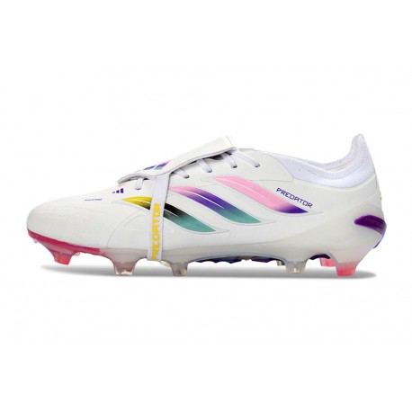 Adidas Predator 26 Elite FT FG Cleat White Pink