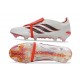 Adidas Predator 26 Elite FT FG Cleat White Crimson Black