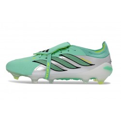 Adidas Predator 26 Elite FT FG Cleat Green Silver