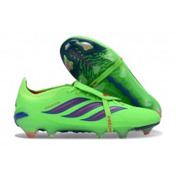 Adidas Predator 26 Elite FT FG Cleat Green Purple