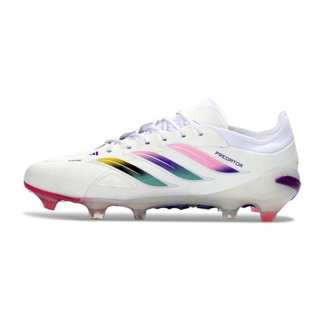 Adidas Predator Low Elite Firm Ground White Pink