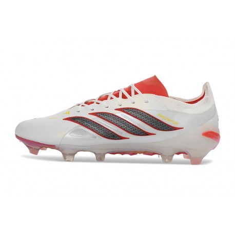 Adidas Predator Low Elite Firm Ground White Red Black
