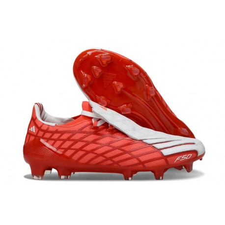 adidas F50 Spider Elite FG Soccer Shoes Red White