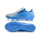 adidas F50 Spider Elite FG Shoes Bluebird Silver Metallic Ftw White