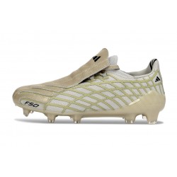 adidas F50 Spider Elite FG Soccer Shoes Golden Gray