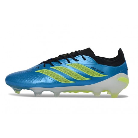 Adidas Predator Low Elite Firm Ground Electric Blue Volt
