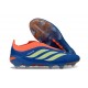 Adidas Predator Laceless Elite FG Soccer Cleats Blue Yellow Orange