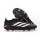 Adidas Predator Laceless Elite FG Soccer Cleats Black White