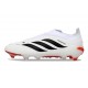 Adidas Predator Laceless Elite FG Soccer Cleats White Black Red