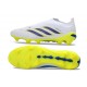 Adidas Predator Laceless Elite FG Soccer Cleats White Blue Yellow